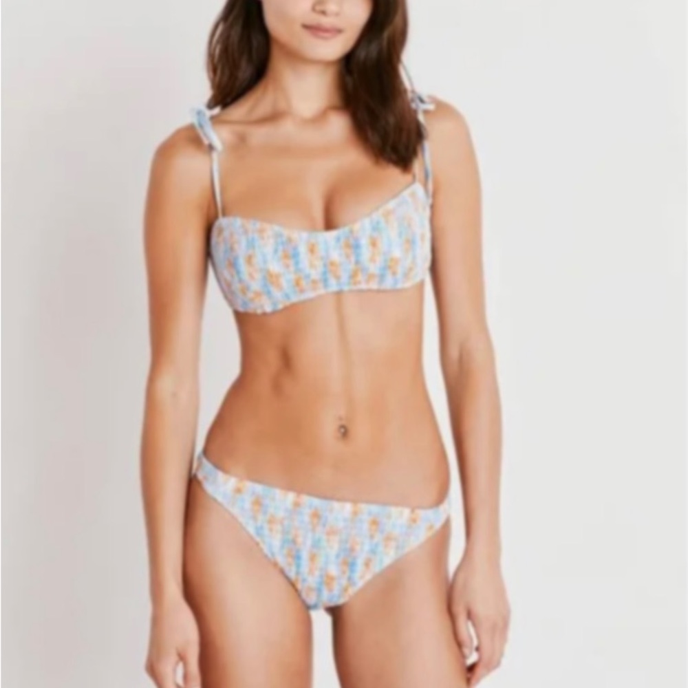 Tanya Taylor ruched bikini NWT